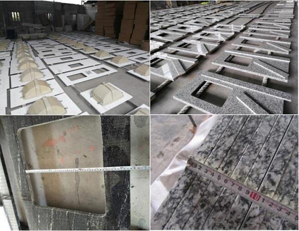 light brown granite countertops inspection