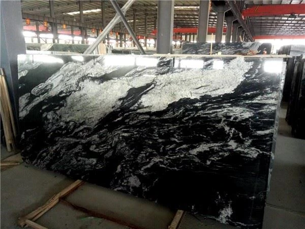 Black And White Granite Slab