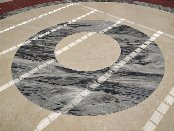 Medallions tile stone for interior