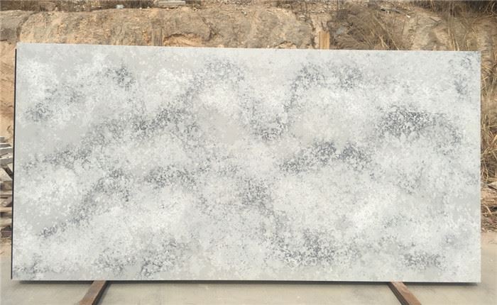 raw concrete quartz countertop slab
