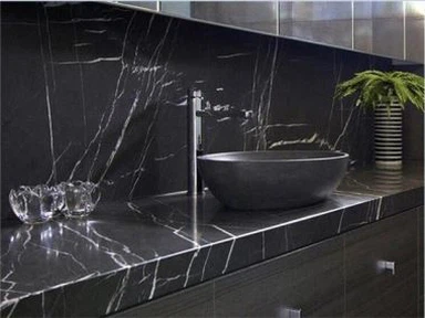 Atasan Kesombongan Marmer Abu-abu