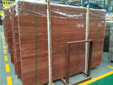 Marmer Travertine Merah