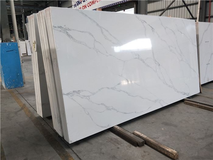 calacatta classic quartz slab for vanity