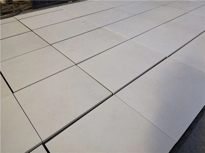 White limestone floor tiles for bathroom