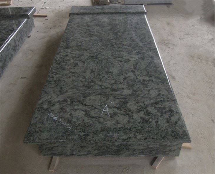dark green granite tombstone (4)