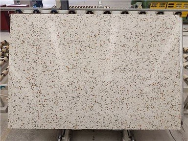 Lembaran Terrazzo Krem