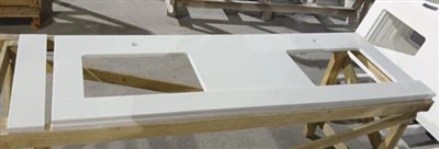 Countertop marmer super putih buatan