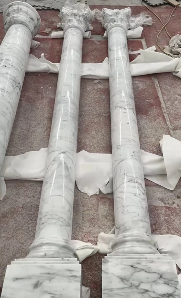 Statuario  Marble Columns