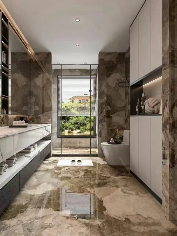 Van Gogh Marble Bathroom Tiles