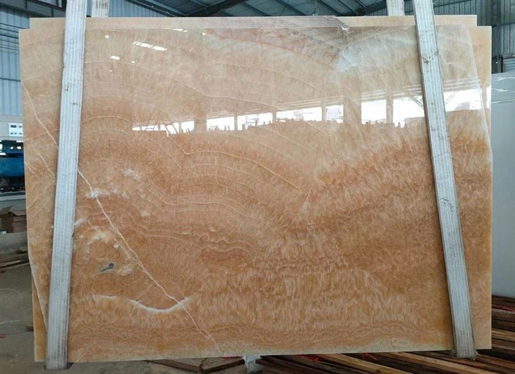 Yellow Onyx slab